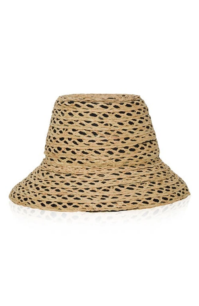 Gigi Burris Millinery Ida Packable Bucket Hat Black at Nordstrom,