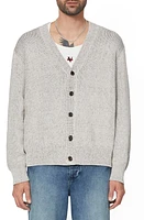 VAYDER McFeely Oversize Cotton Cardigan Ivory Smoke at Nordstrom,