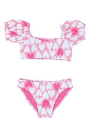 Feather 4 Arrow Kids' Blossom Two-Piece Swimsuit Prism Pink at Nordstrom,