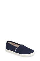 TOMS Kids' Alpargata Slip-On Navy Canvas at Nordstrom, M