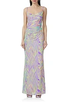 AFRM Gillian Cowl Neck Maxi Slipdress at Nordstrom,