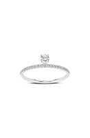 LIGHTBOX 0.25-Carat Floating Stone Lab Grown Diamond Ring in 14K Gold at Nordstrom