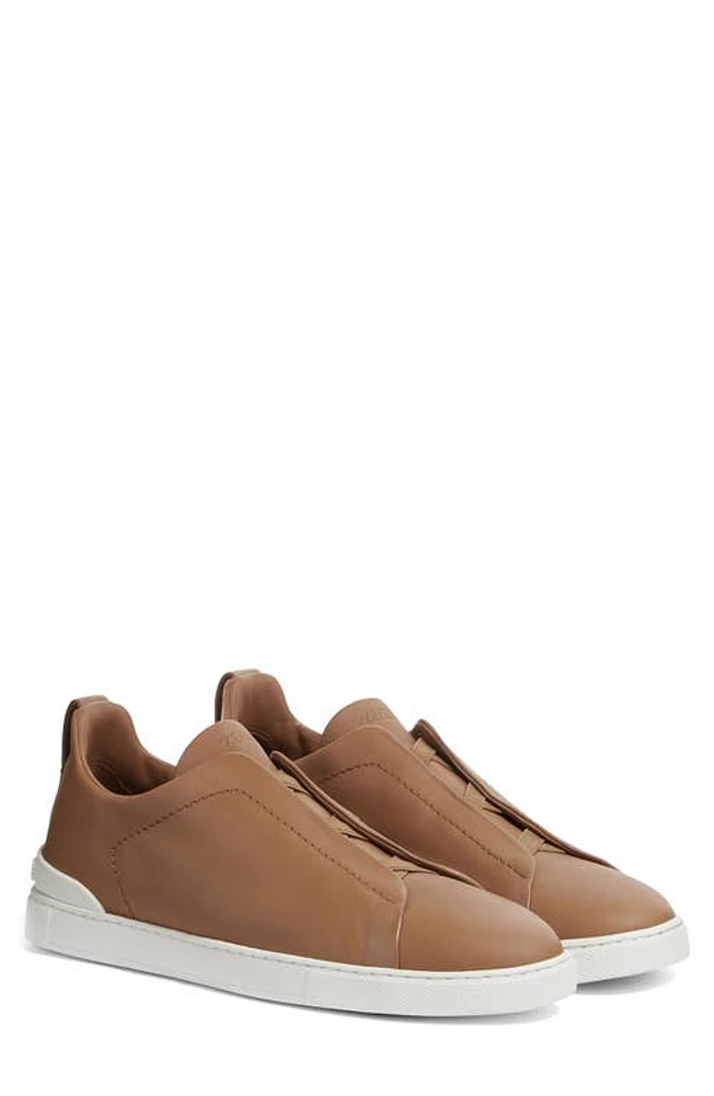 ZEGNA Triple Stitch Secondskin Sneaker Atacama Beige at Nordstrom,