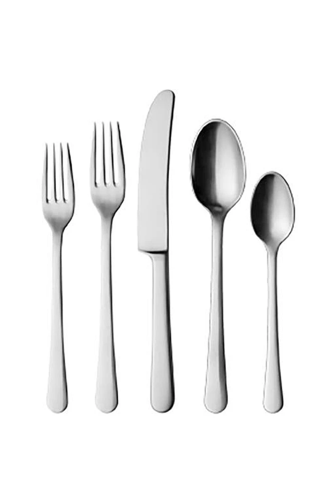 Georg Jensen Copenhagen Five-Piece Matte Flatware Place Setting in Silver at Nordstrom