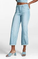 Commando Dia Raw Hem Crop Wide Leg Jeans at Nordstrom,