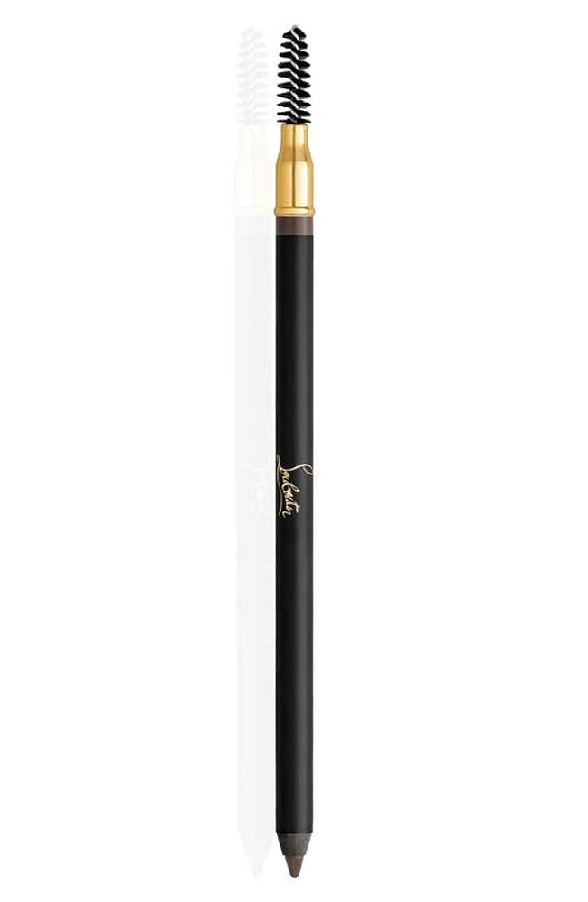 Christian Louboutin Les Yeux Noirs Brow Definer Eyebrow Pencil in Brunette at Nordstrom