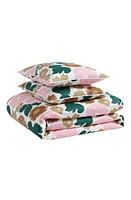 Marimekko Pieni Kukkatori Duvet Cover & Shams Set in Pink/Beige at Nordstrom