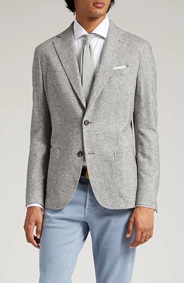 Eleventy Deconstructed Wool & Silk Blend Sport Coat Medium Grey at Nordstrom, Us