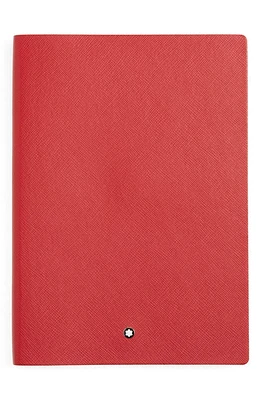 Montblanc Leather Lined Notebook in Red at Nordstrom