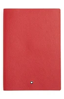 Montblanc Leather Lined Notebook in Red at Nordstrom