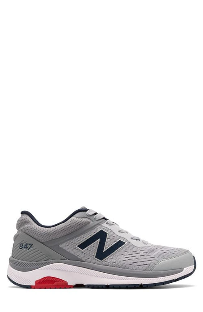 New Balance 847v4 Walking Sneaker Silver Mink/Gunmetal at Nordstrom,