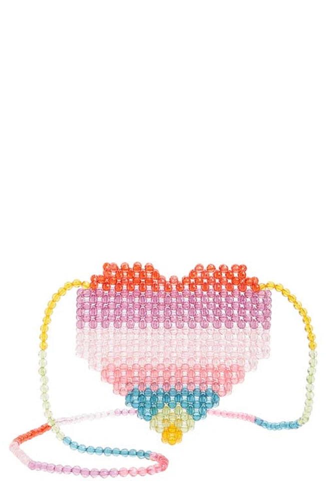 Lola & the Boys Beaded Heart Purse in Pink at Nordstrom