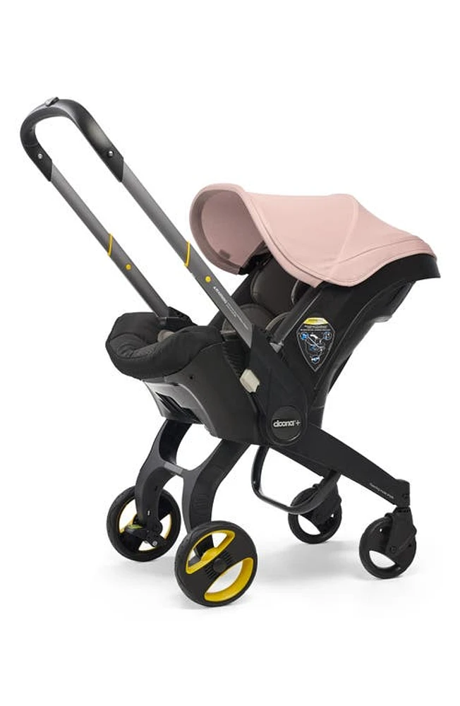 Doona Convertible Infant Car Seat/Compact Stroller System with Base in Blush Pink at Nordstrom