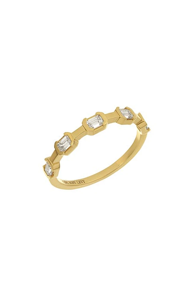 Bony Levy Varda Stackable Diamond Ring in 18K Yellow Gold at Nordstrom, Size 6.5