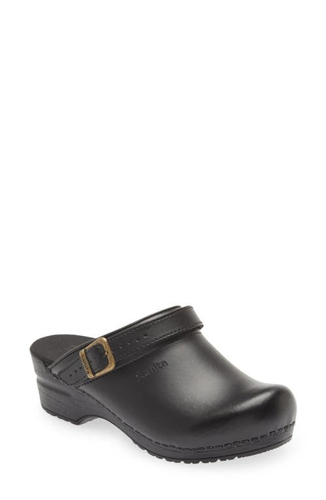 Sanita Ingrid Water Repellent Clog Black 002 at Nordstrom,