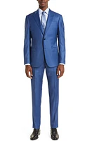 Emporio Armani G-Line Trim Fit Solid Wool Suit Blue at Nordstrom, Us