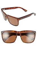 Electric Knoxville XL 61mm Polarized Sunglasses in Matte Tort/Bronze Polar at Nordstrom