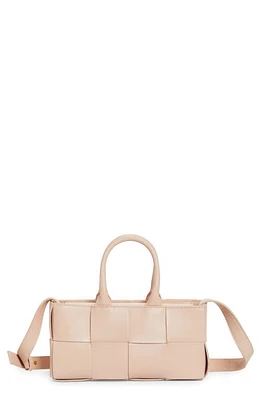 Bottega Veneta Mini East/West Arco Crossbody Tote in Lotus/Gold at Nordstrom