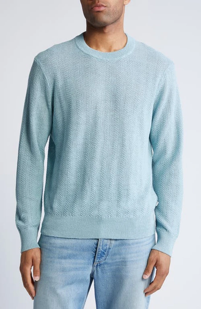 NN07 Jaden 6634 Linen Crewneck Sweater at Nordstrom, R