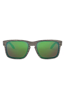 Oakley Holbrook 57mm Prizm Polarized Square Sunglasses in Light Wood at Nordstrom