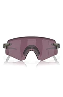 Oakley Encoder Prizm Rimless Wrap Shield Sunglasses in Matte Olive/Prizm Road Black at Nordstrom