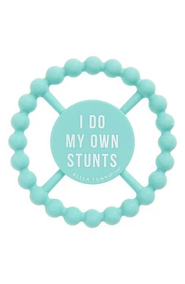 Bella Tunno I Do My Own Stunts Silicone Teether in Blue at Nordstrom