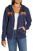 Aviator Nation 5-Stripe Zip Hoodie at Nordstrom,