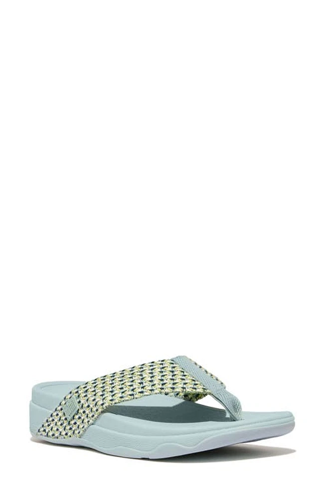 FitFlop Surfa Flip Flop Mint Blue Multi at Nordstrom,