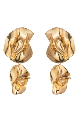 Sterling King Fold Drop Earrings in Gold at Nordstrom