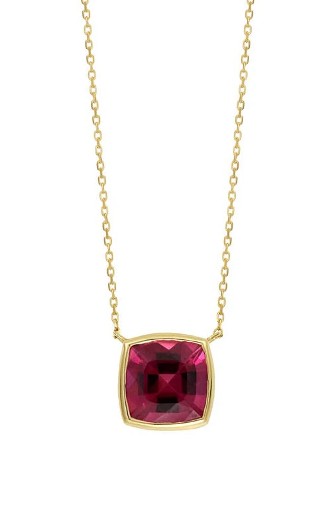 Bony Levy 14K Gold Rhodolite Pendant Necklace in 14K Yellow Gold at Nordstrom, Size 18