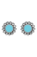 LAGOS Maya Ceramic Stud Earrings in Silver at Nordstrom