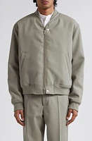 Jil Sander Wool Bomber Jacket Slate Green at Nordstrom, Us