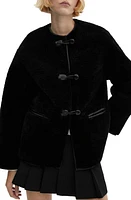 MANGO Bethoven Oversize Jacket in Black at Nordstrom, Size X-Large