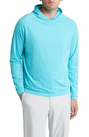 Peter Millar Pine Performance Hoodie in Surfboard at Nordstrom, Size Medium