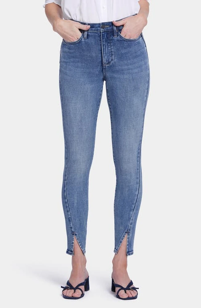 NYDJ Ami Twist Seam High Waist Skinny Jeans Sandy Beach at Nordstrom,