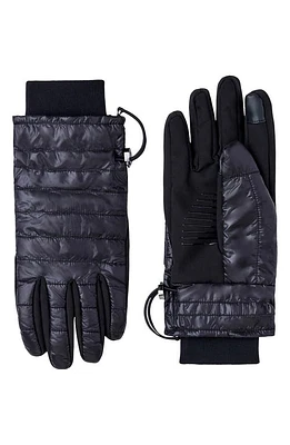 Mackage Alfie Quilted Recycled Nylon Gloves in Black at Nordstrom, Size Large