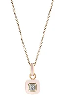 Cast The Brilliant Diamond Pendant Necklace in Kitten Pink at Nordstrom, Size 18