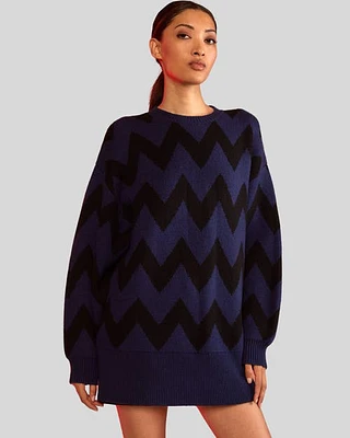 Cynthia Rowley Chunky Chevron Sweater at Nordstrom