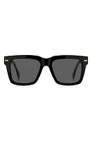 BOSS 53mm Rectangular Sunglasses in Black at Nordstrom