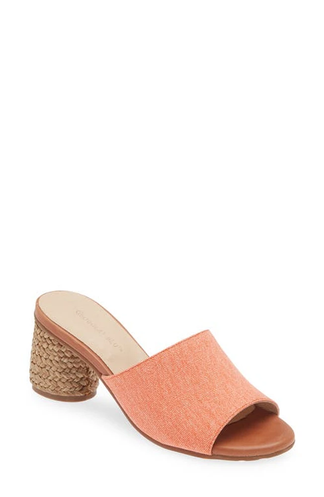 Chocolat Blu Block Heel Sandal Linen at Nordstrom,