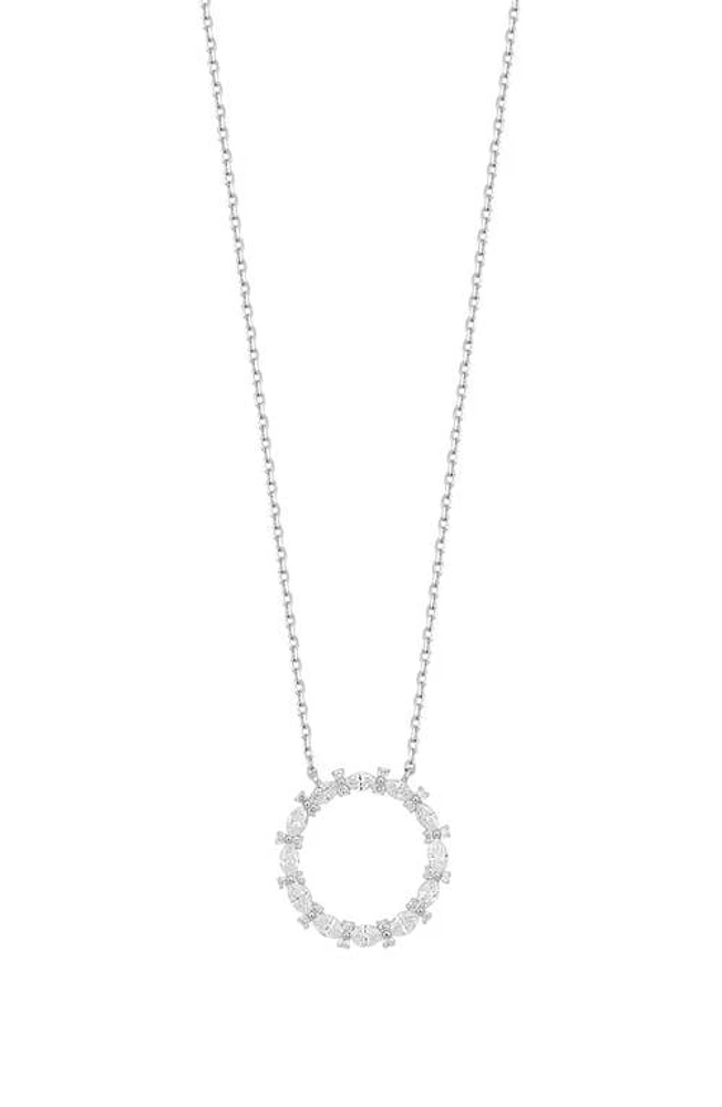 Bony Levy Getty Diamond Circle Pendant in 18K White Gold at Nordstrom