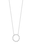 Bony Levy Getty Diamond Circle Pendant in 18K White Gold at Nordstrom