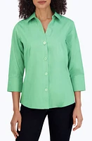 Foxcroft Paityn Non-Iron Cotton Shirt at Nordstrom,