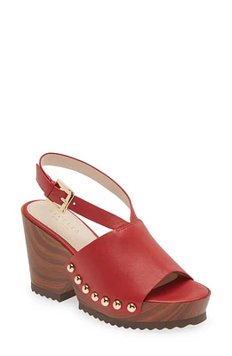 Cecelia New York Amber Platform Wedge Sandal in Red at Nordstrom, Size 6