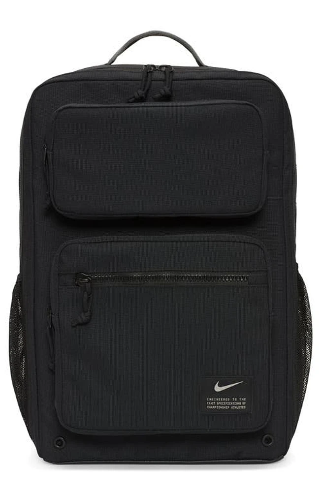 Nike Utility Speed Backpack in Black/Black/Enigma Stone at Nordstrom