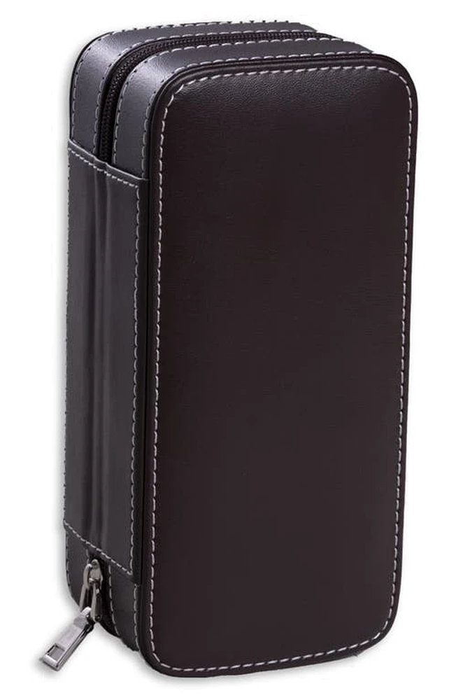 Bey-Berk Leather Watch Travel Case in at Nordstrom