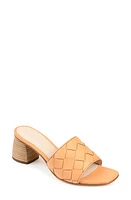 Journee Signature Kellee Woven Leather Sandal at Nordstrom,