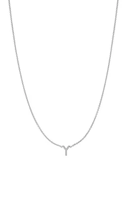 BYCHARI Initial Pendant Necklace in 14K Gold-Y at Nordstrom