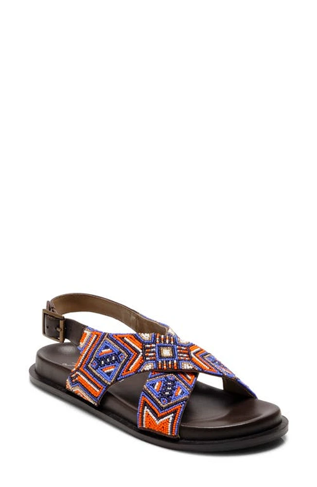 Free People Mali Beaded Slingback Sandal Multi at Nordstrom,