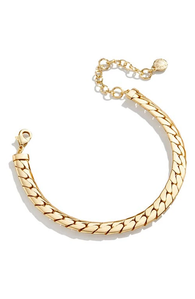 BaubleBar Scottie Snake Chain Bracelet in Gold at Nordstrom